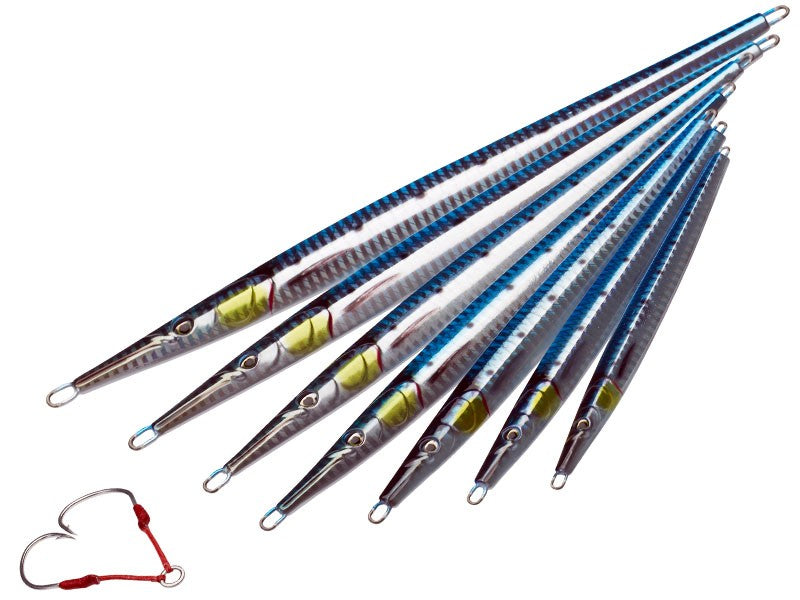 Načtěte obrázek do galerijního prohlížeče, 3D Needle Jig 150g 23cm Glow Zebra