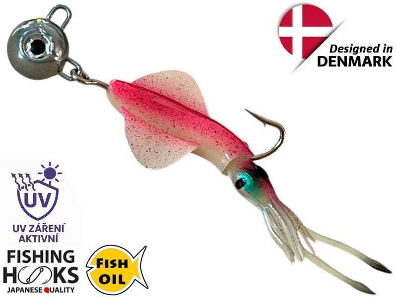 Laden Sie das Bild in Galerie -Viewer, Tscheburaschka-Kalmar UV 50 g 15 cm Rosa