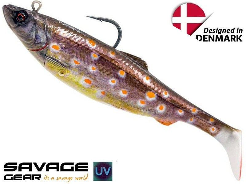 Załaduj obraz do przeglądarki galerii, 4D Śledź Duży Shad 25cm 300g 1+1 szt. Płastuga
