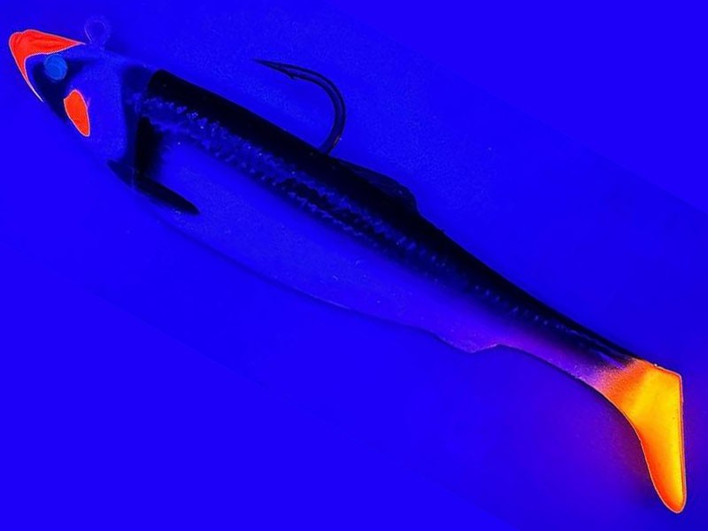 Załaduj obraz do przeglądarki galerii, 4D Śledź Duży Shad 25cm 300g 1+1 szt. Maskonur
