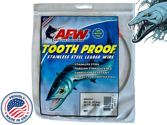 Lanko AFW Tooth Proof Stainless Steel Leader Wire 9,2m 31kg