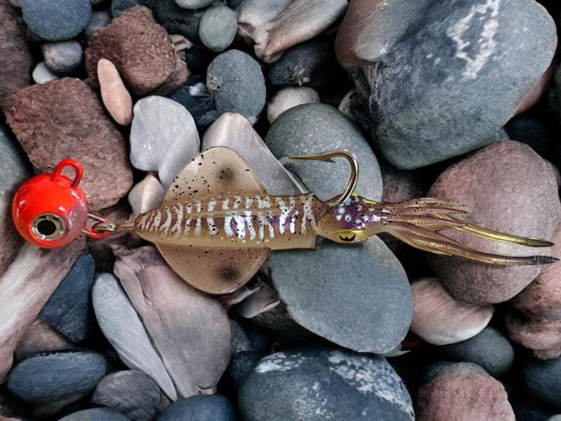 Załaduj obraz do przeglądarki galerii, Czeburaszka czerwona kalmar UV 50g 15cm
