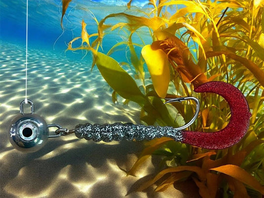 Czeburaszka twister 50g 12cm Srebrny/Czerwony