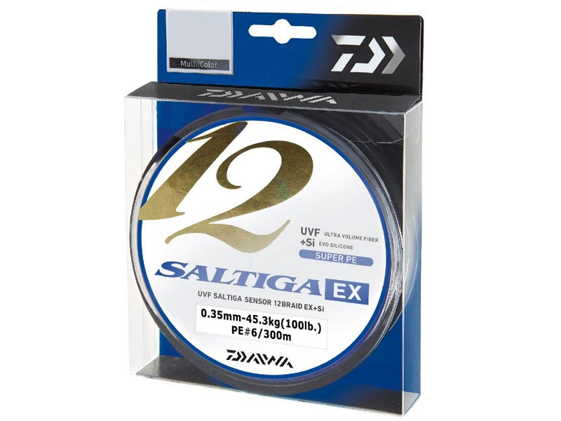 Načtěte obrázek do galerijního prohlížeče, Pletenka Daiwa SALTIGA 0,35mm 45,3kg 300m PE#6 Multicolor
