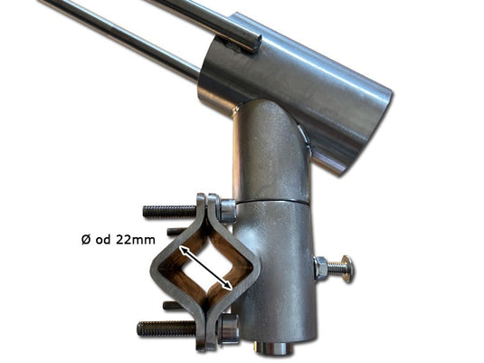 Edelstahl-Rutenhalter 2.0