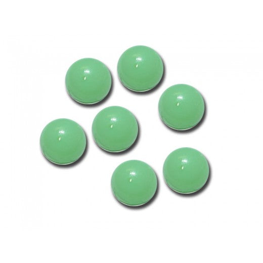 Fluo korálky zelená 18mm