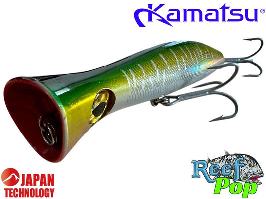 Kamatsu Vibbra Reef Pop 20cm 115g Gold Tiger