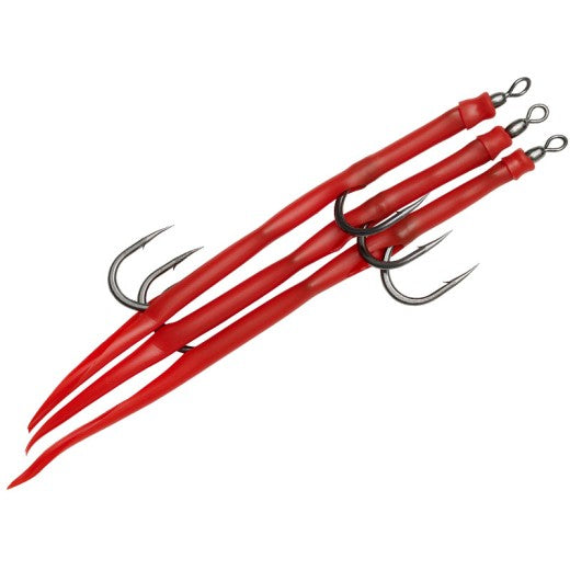 Kinetic Gummi-Makk Pro 10/0 Czerwony 3 szt.