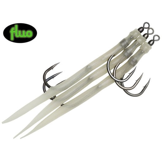 Kinetic Gummi-Makk Pro 10/0 Glow 3 szt.