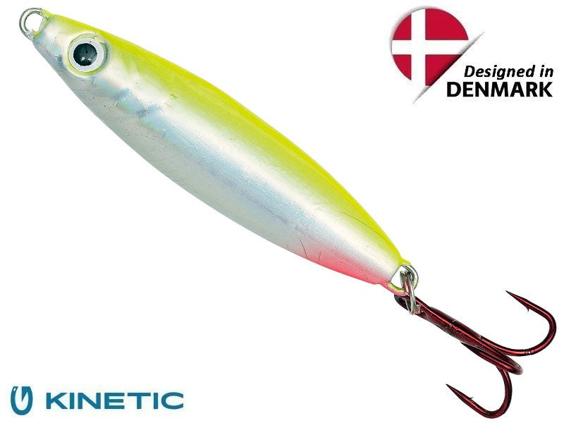 Załaduj obraz do przeglądarki galerii, Kinetic Dragon 80g 9,5cm 2/0 Srebrny/Cherreuse
