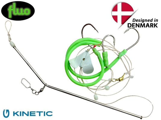 Kinetic Sabiki Halibut Glider 10/0 5/0 Glow