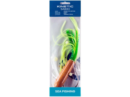Kinetic Sabiki Halibut No-Limit Rig UV Squid 1,4m 12/0