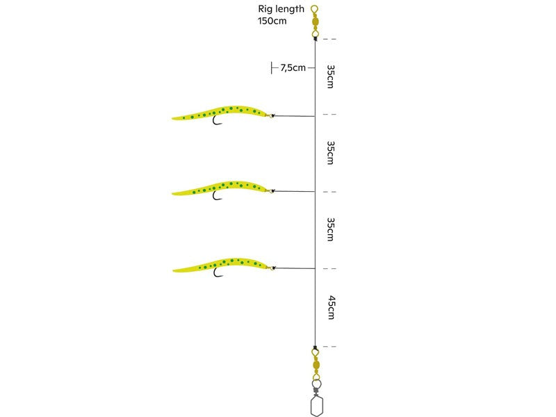 Načtěte obrázek do galerijního prohlížeče, Kinetic trubičky MAKK 6/0 Glow Green Splatter
