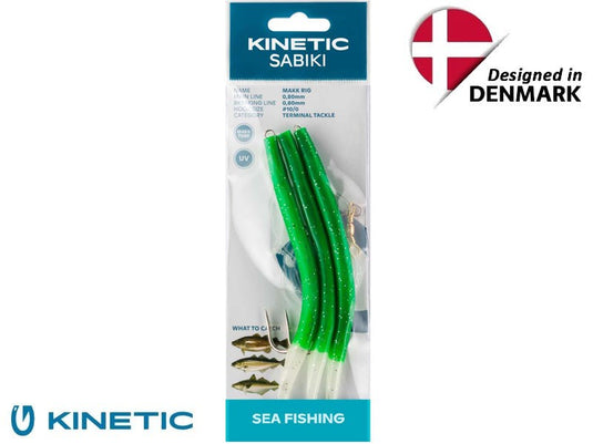 Kinetic trubičky MAKK Rig návazec 10/0 zelená fluo