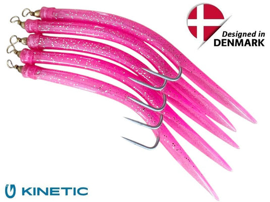 Kinetic trubičky MAKK 4/0 růžová neon nenavázené 5ks