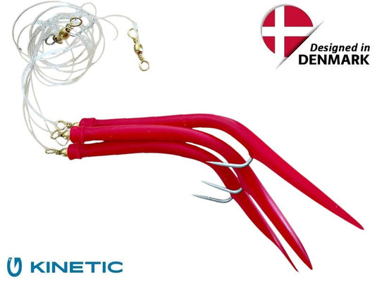 Kinetic trubičky MAKK Rig návazec 6/0 červená