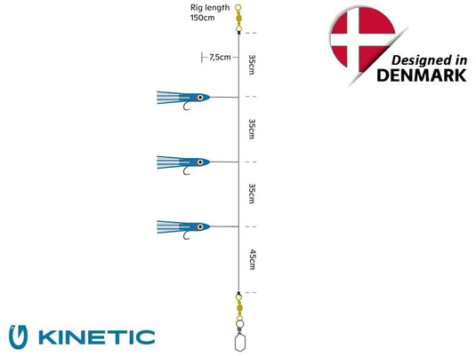Kinetic chobotnice návazec 6/0 červená