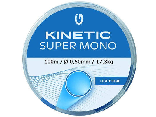 Kinetic Super Mono 100m 0,50mm 17,3kg Light Blue