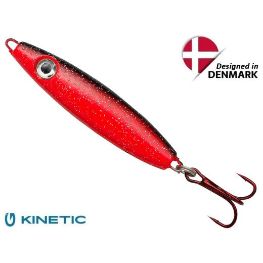 Kinetic Crazy Herring 60g 8cm 1/0 Red/Black/Glitter
