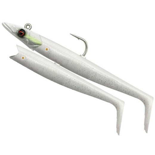 SG Sandeel V2 18cm 86g Biała Perła Srebro