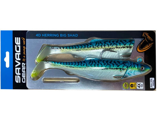 4D Herring Big Shad 22cm 200g 1+1pcs Glow Haddock