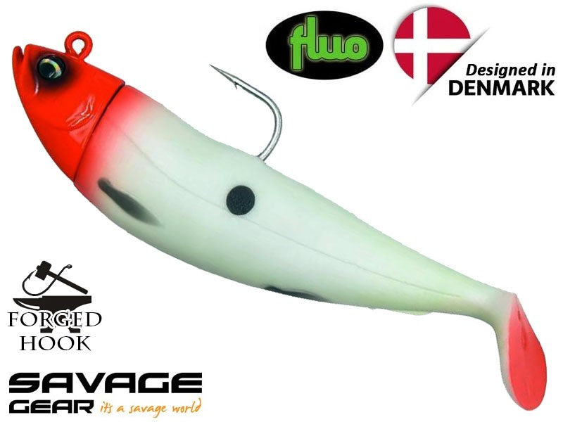 Načtěte obrázek do galerijního prohlížeče, Cutbait Herring Kit 20cm 270g Red Head Shiner
