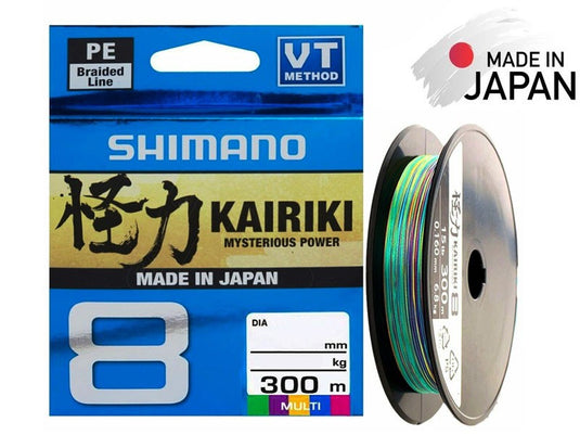 Pletenka SHIMANO Kairiki 0,23mm 22,5kg 300m Multicolor