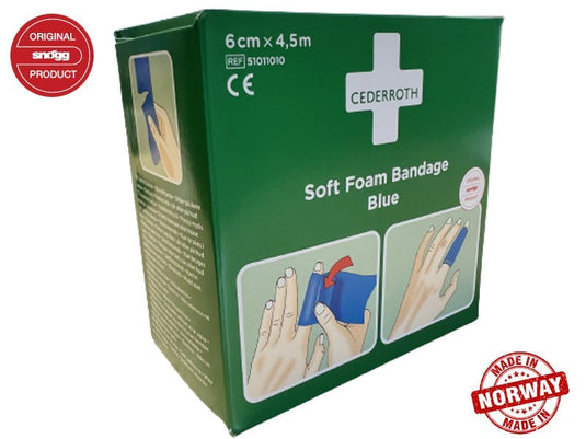 Snogg soft blue - elastyczny plaster 6cm x 4,5m