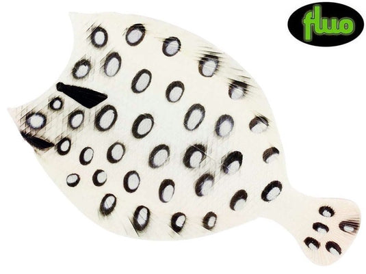 Płaski matowy jig 8,5 cm 28 g świecący płastuga Fluo