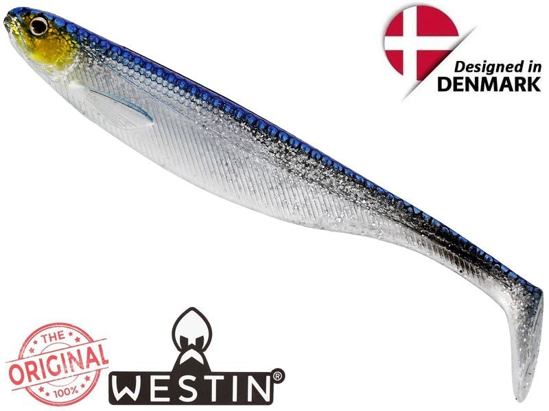 Načtěte obrázek do galerijního prohlížeče, Westin Shadteez Slim 14cm 17g Blue Headlight 2ks
