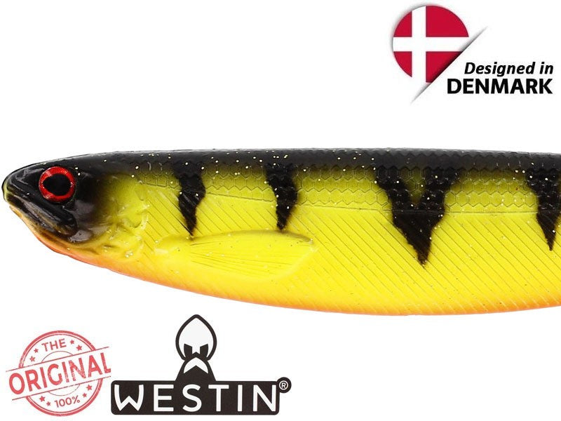Načtěte obrázek do galerijního prohlížeče, Westin Shadteez Slim 14cm 17g Fire Perch 2ks
