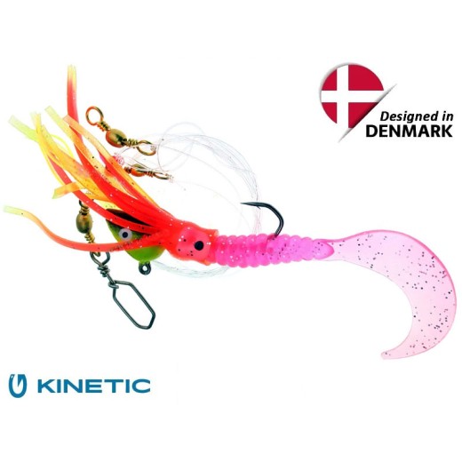 Kinetic Sabiki Wiggle Twister UV Pink