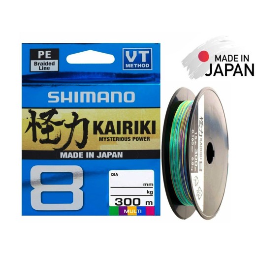 Pletenka SHIMANO Kairiki 0,23mm 22,5kg 300m Multicolor